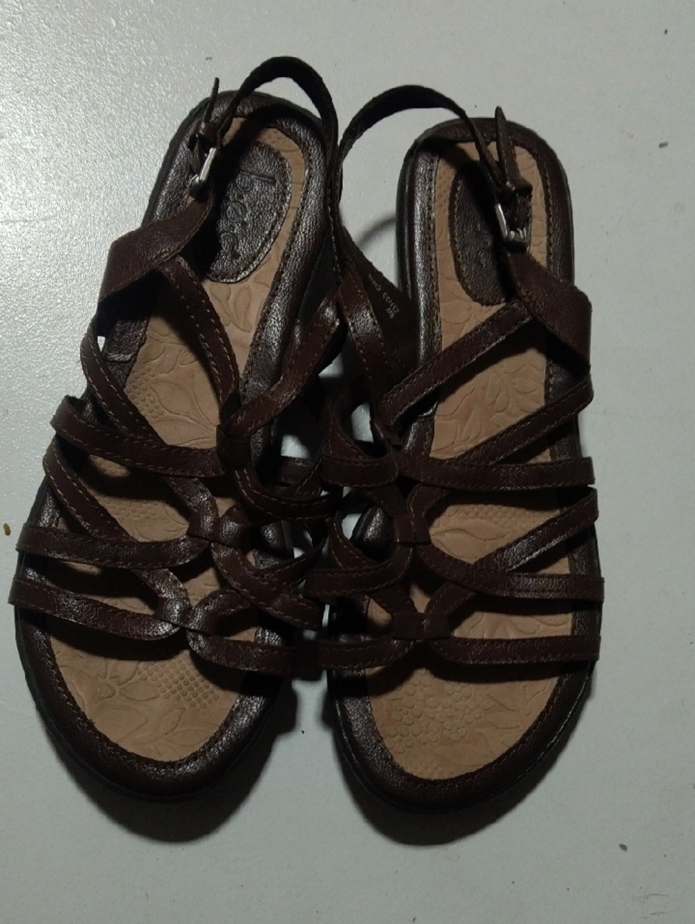 boc Brown Multi-Strap Slingback Sandals
